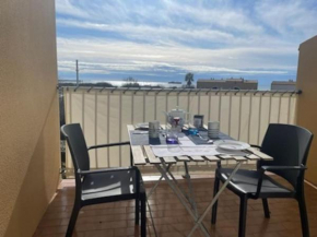 Les Terrasses de la Plage 268 , T2 climatisé, vue mer, parking, terrasse